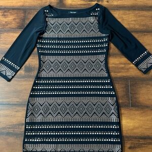 White House Black Market embellished dress XS